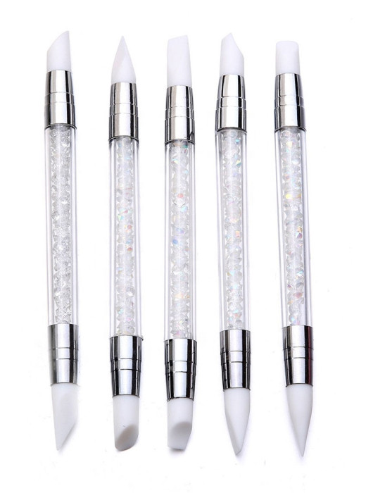 Dancy Soft Silicone Nail Art Pen 5PCS