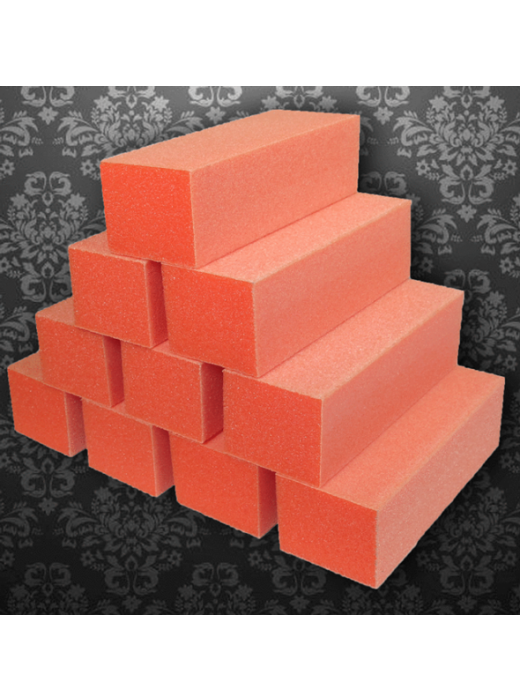 Dixon Regular Nail Buffer Orange White 80/80 Grit