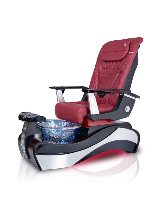 New Beginning Pedicure Chair - Rich Wood