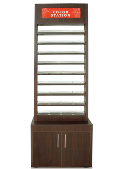 Wooden Polish Stand Rack 