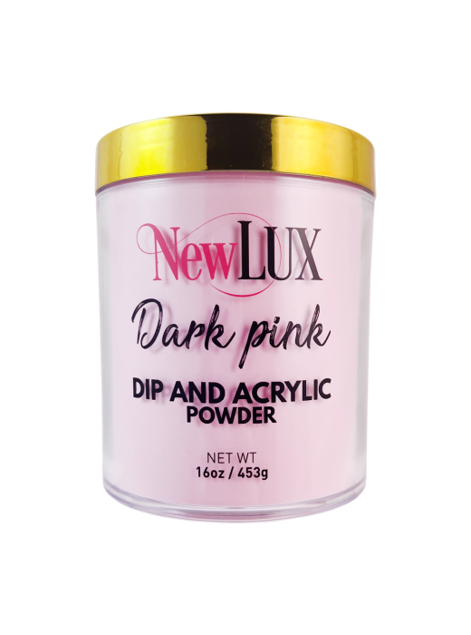 NewLUX Dip & Acrylic Powder - Dark Pink 