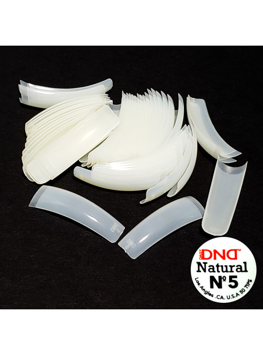 DND Nail Tips Natural Bag / 50PCS