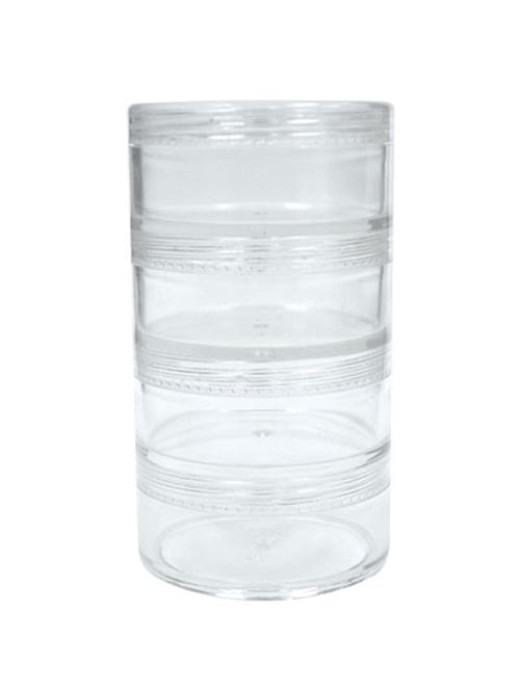  Plastic Stacktable Container 7cm - 5 pc set