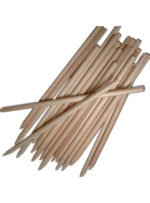Short Orange Wood Stick