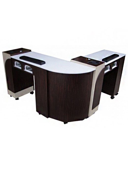 Double Manicure Table-Double Luxe 2-Model # NT-5893-3