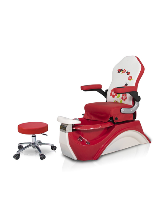 Brianna RED Kid Pedicure Chair