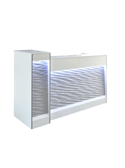 Luxury Reception Desk with 3D Design