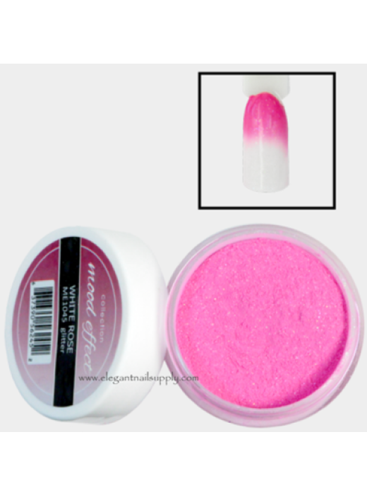 Glam and Glits Mood Effect Acrylic Powder ME1045 WHITE ROSE