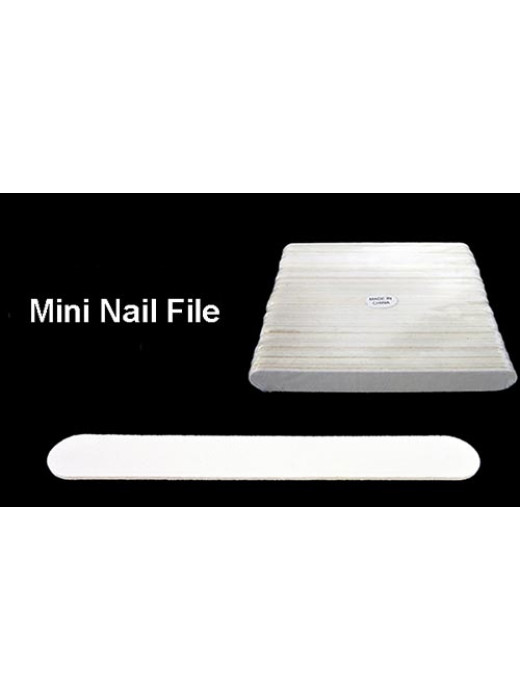 White Mini Nail File