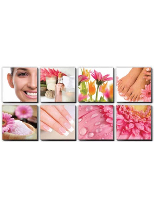 Canvas Mural Daisy Ensemble