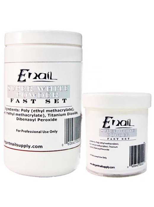 E-nail Supper White Fast Set Acrylic Powder 