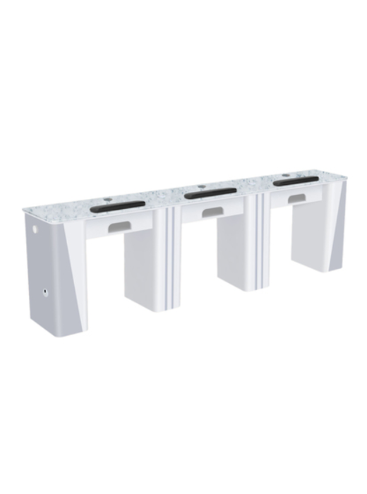 Nova I Triple Manicure Table w/ Exhaust