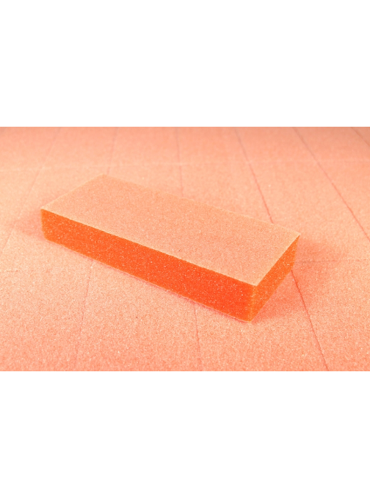 Dixon Slim Nail Buffer Orange White 80/100 Grit