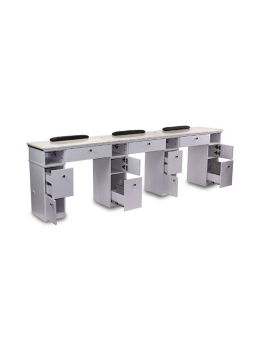 SONOMA Triple Manicure Table (With Exhaust)