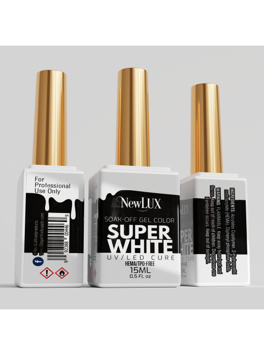 NewLUX Super White Gel Polish 