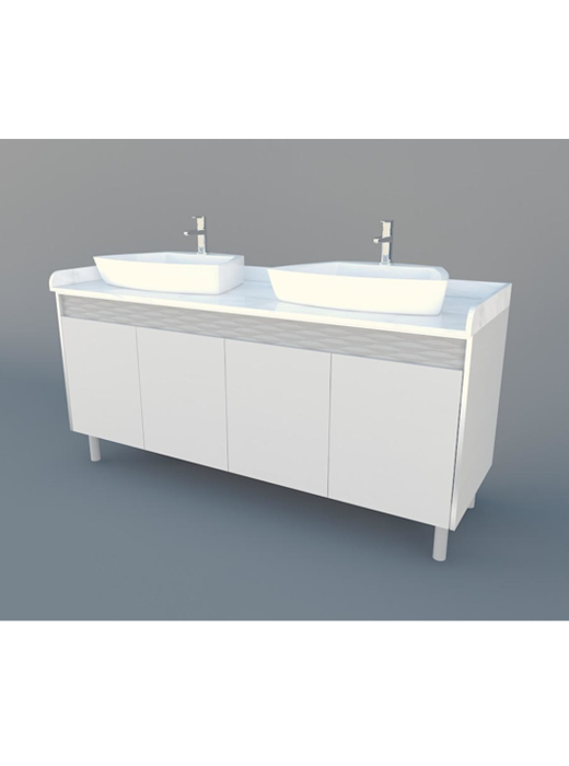 Luxury Sink Cabinet with 3D Design