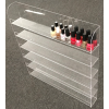  Plastic Polish Wall Rack Double Bottles Flat Top 