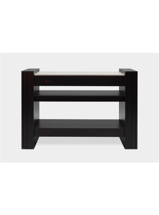 White Granite Top Nail Drying Station