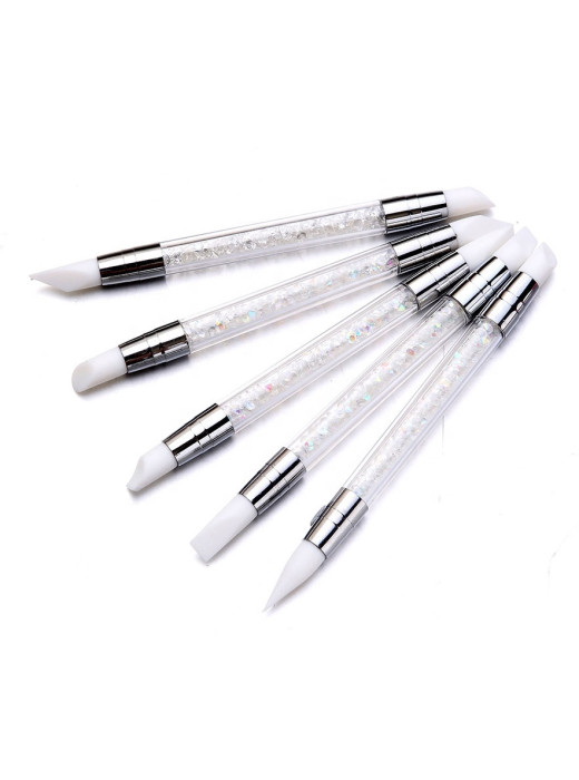 Dancy Soft Silicone Nail Art Pen 5PCS