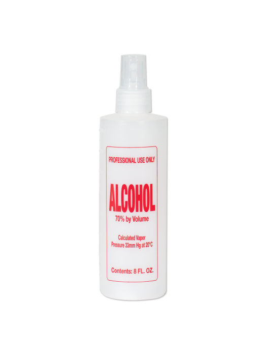  Alcohol with Spray Pump Bottle - 8 OZ