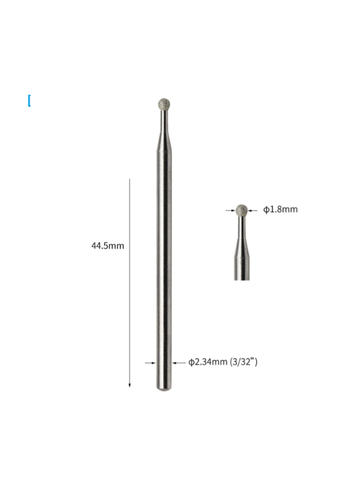 Carbide Cuticle Ball 3/32 Shank