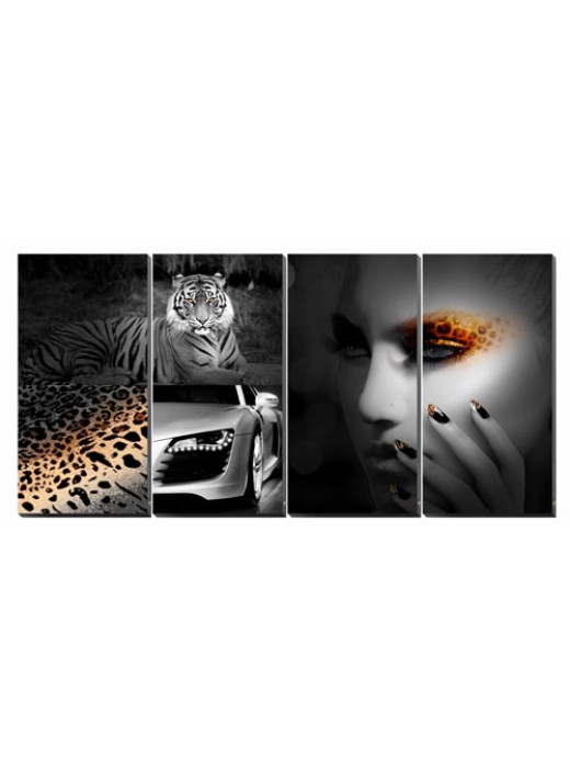 Canvas Mural ANIMAL ATTRACTION 