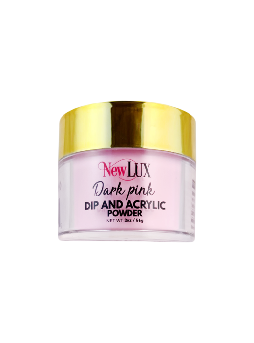 NewLUX Dip & Acrylic Powder - Dark Pink 