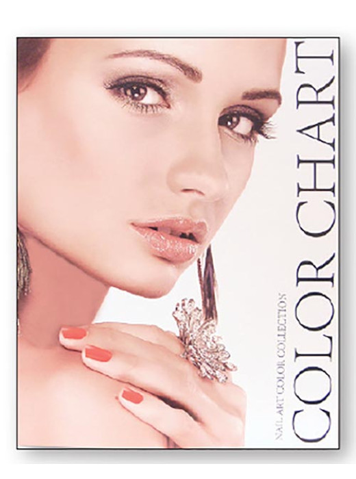 Nail Polish Color Chart Box DL-C376