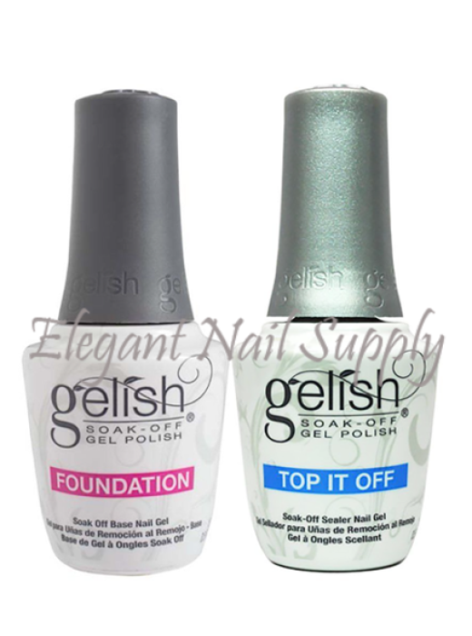 Gelish Foundation Base & Top Sealer  - DUO SETS