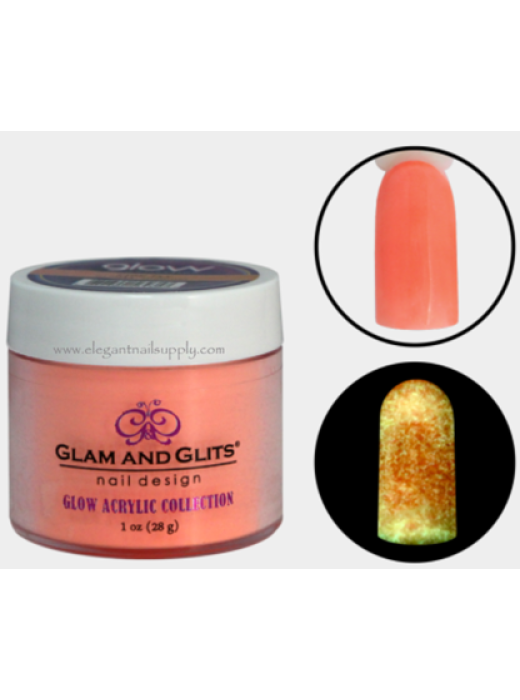 Glam and Glits Glow Acrylic Powder GL2011 FIRE FLY