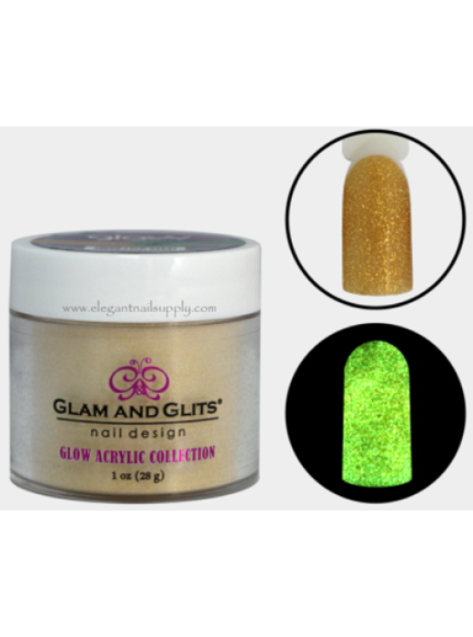 Glam and Glits Glow Acrylic Powder GL2022 IGNITE