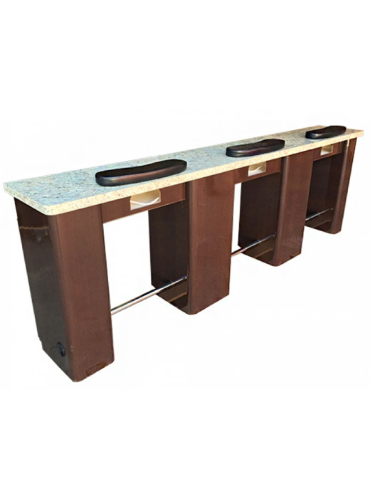 Triple Manicure Table-Model # NT-254