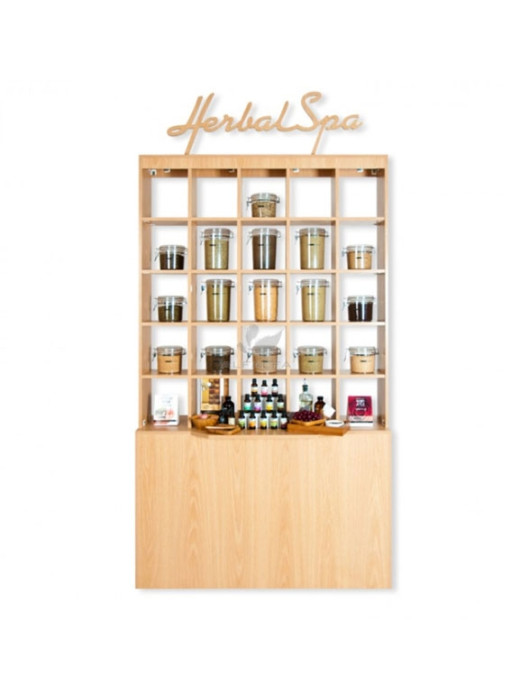 Double Herbal Display Cabinet