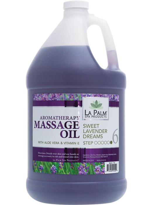 La Palm Massage Oil Sweet Lavender Dreams - 1 Gallon
