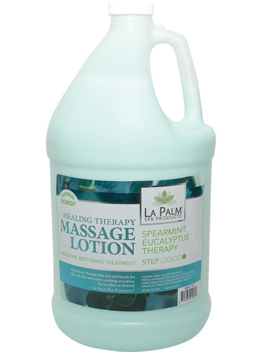 La Palm  - Spearmint Eucalyptus Therapy Healing Massage Lotion -  Gallon