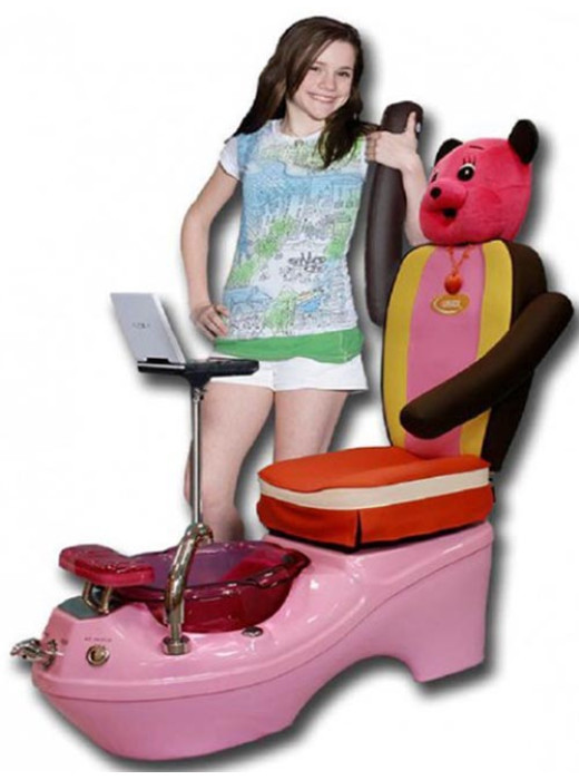 Kid Pedicure Chair - Mini Spa Shoe ModelChair