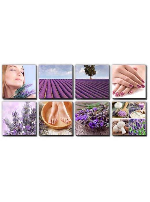 Canvas Mural LAVENDER FIELDS