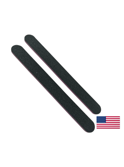 NewLux Nail File Washable Black with Pink Center - Pack / 50 PCS