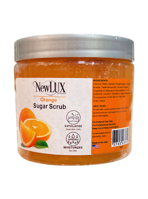 NewLUX Orange Sugar Scrub - 12 OZ