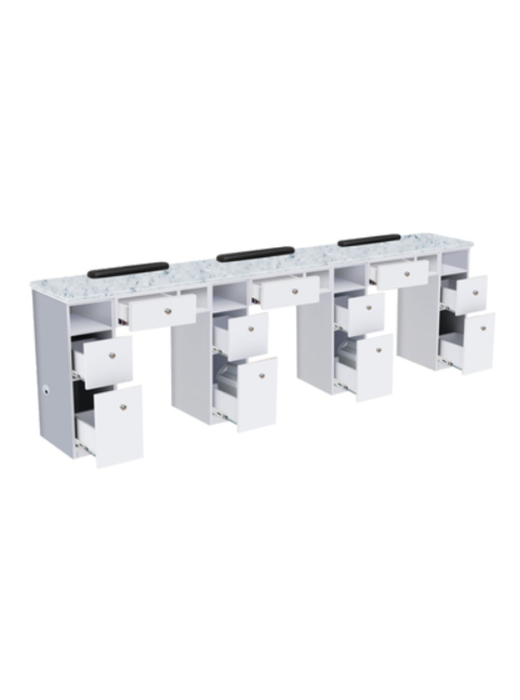 Nova I Triple Manicure Table 