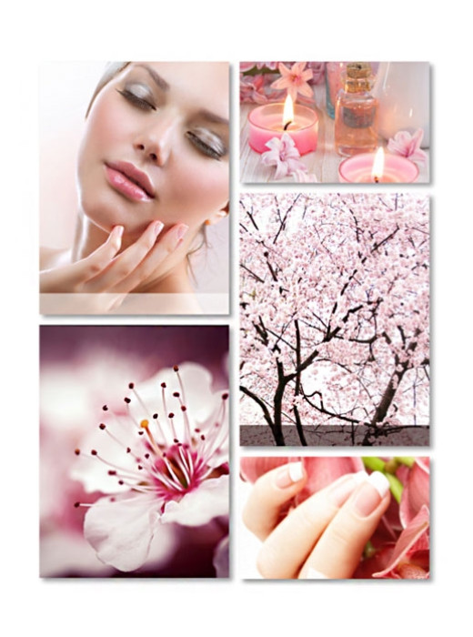 GLASS MURAL SAKURA MELODY