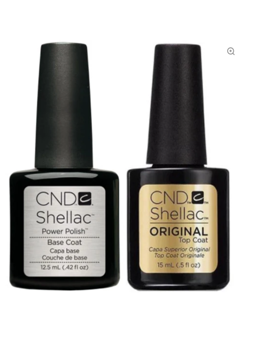 CND Shellac Gel BASE / TOP Coat - 0.42 0z