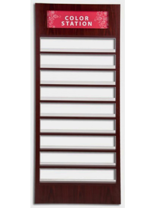 Wooden Polish Wall Rack 