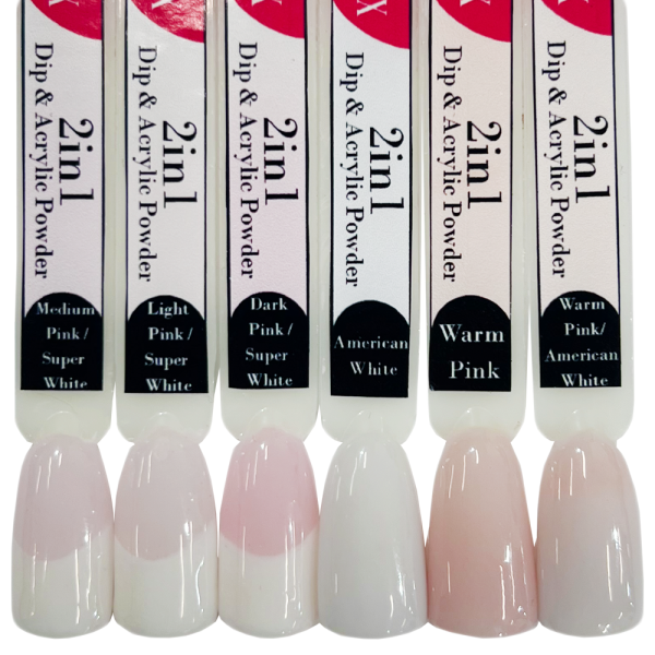 NewLUX Dip & Acrylic Powder American White