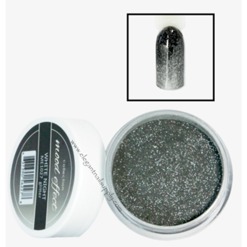 Glam and Glits Mood Effect Acrylic Powder WHITE NIGHT