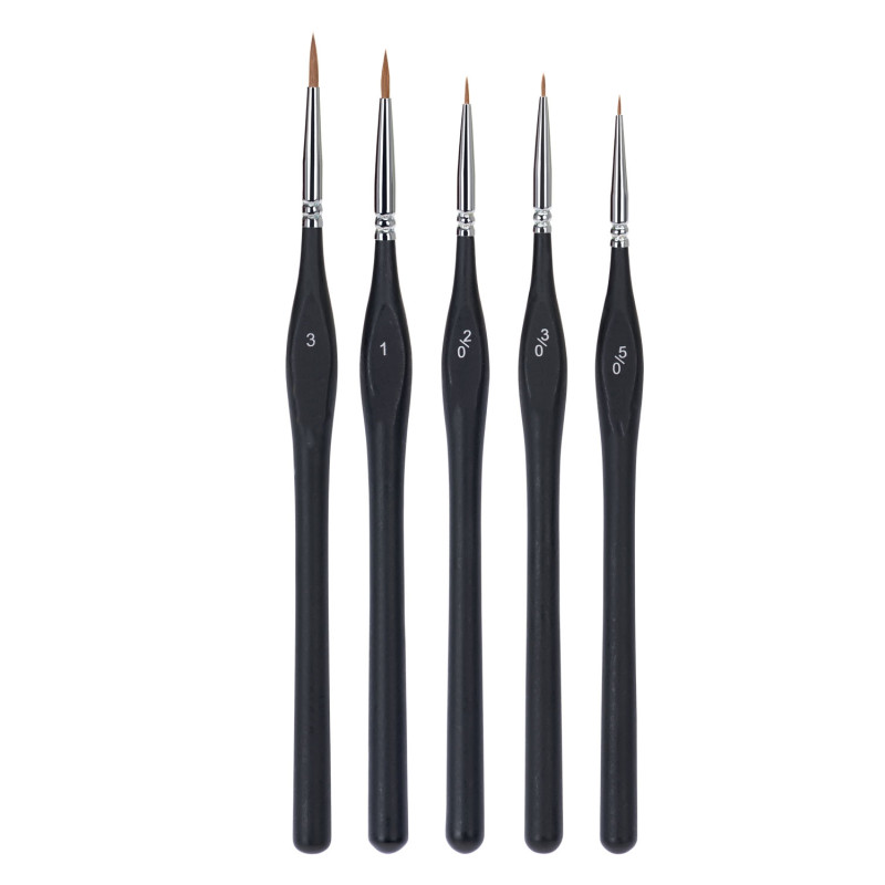 Dancy Detail Nail Art Brushes 5PCS