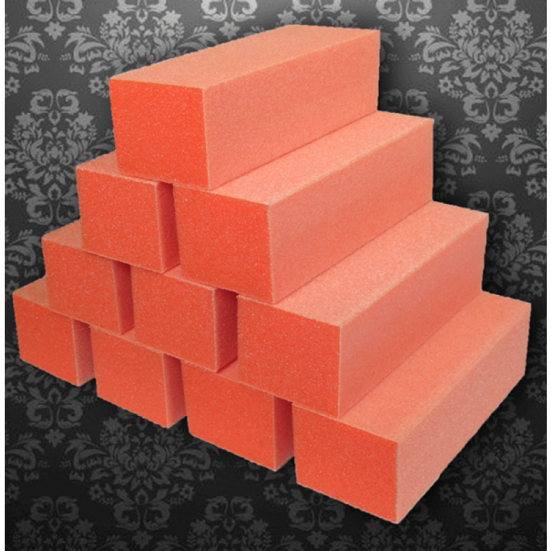 Dixon Regular Nail Buffer Orange White 80/80 Grit