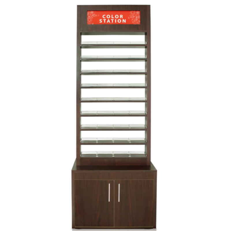 Wooden Polish Stand Rack 