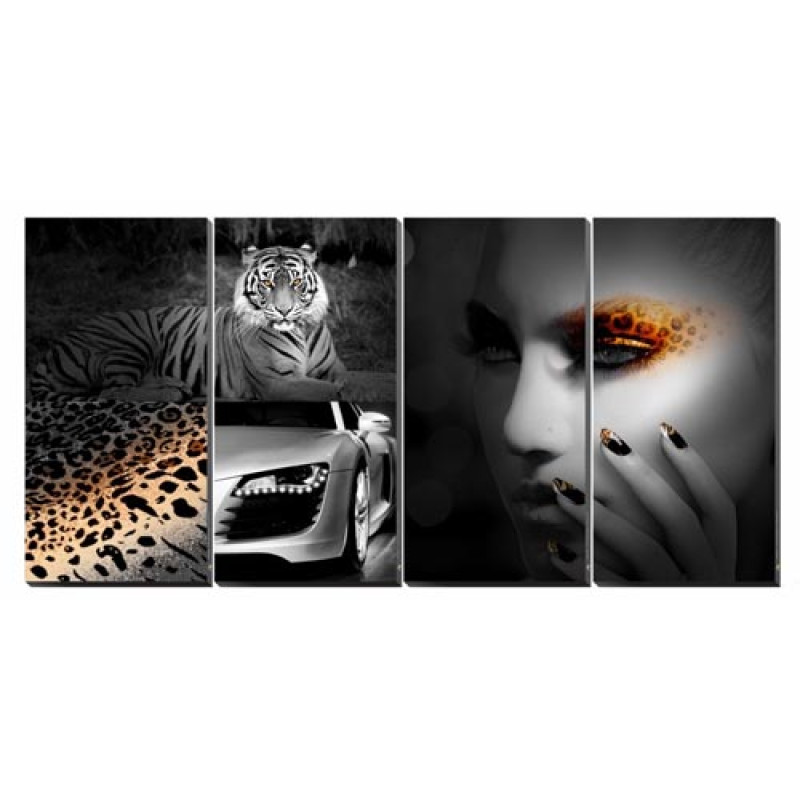 Canvas Mural ANIMAL ATTRACTION 