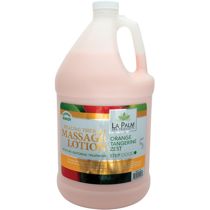 La Palm - Orange Tangerine Zest Healing Therapy Massage Lotion 